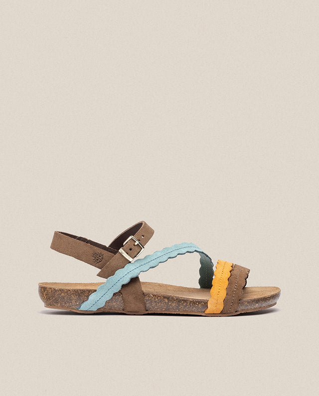 Yokono Sandalia Plana Ibiza 176 Naranja