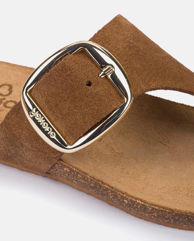Yokono Sandalia Plana Ibiza 205 Marron