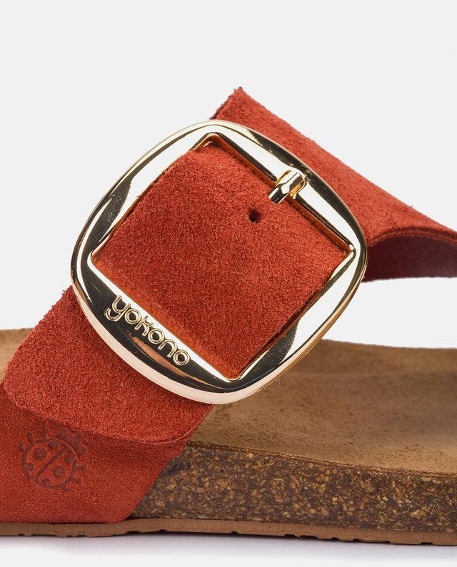 Yokono Sandalia Plana Ibiza 205 Naranja