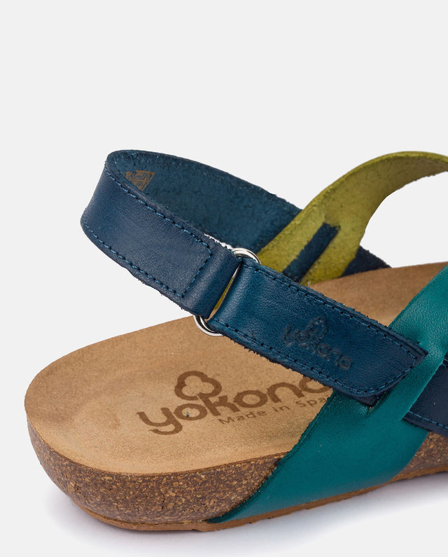 Yokono Sandalia Plana Ibiza 718 Azul