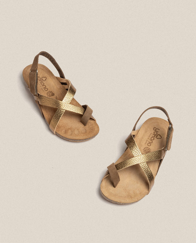 Yokono Sandalia Plana Ibiza 718 Marrón