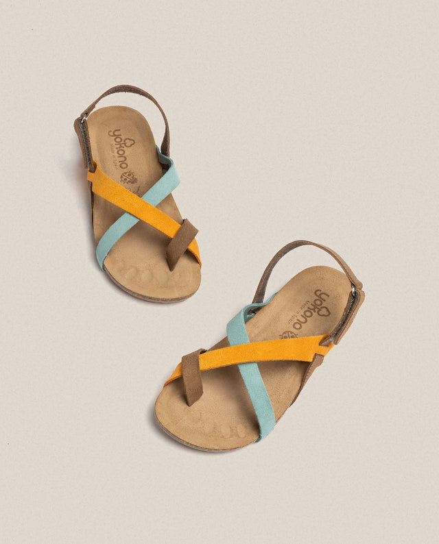 Yokono Sandalia Plana Ibiza 718 Naranja