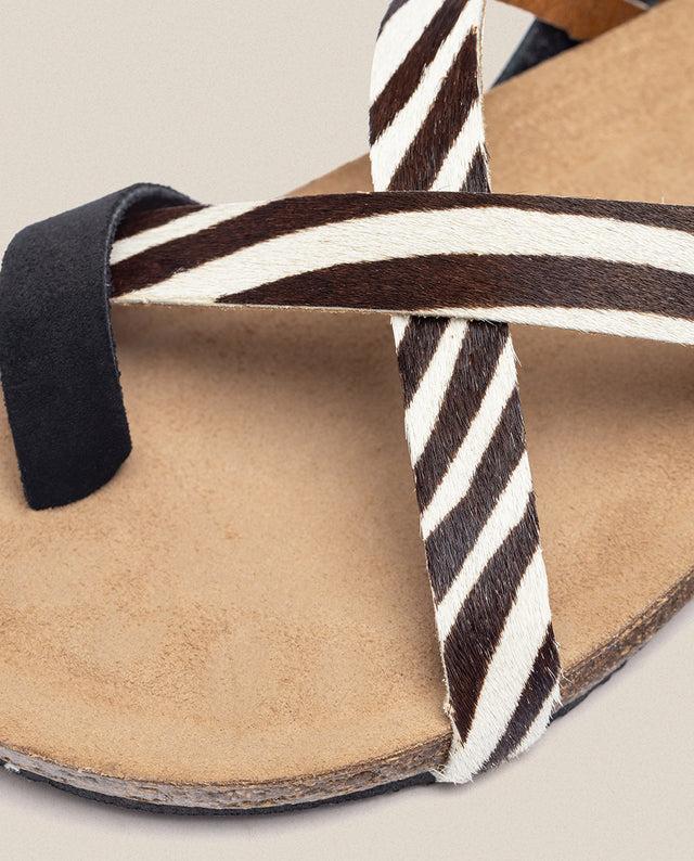 Yokono Sandalia Plana Ibiza 718 Negro