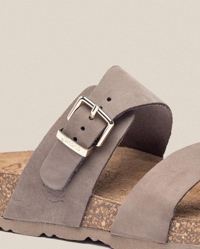 Yokono Sandalia Plana Jerba 091 Marrón