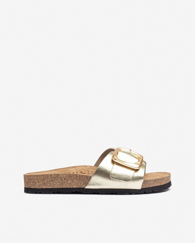 yokono Sandalia plana JERBA-114 dorado