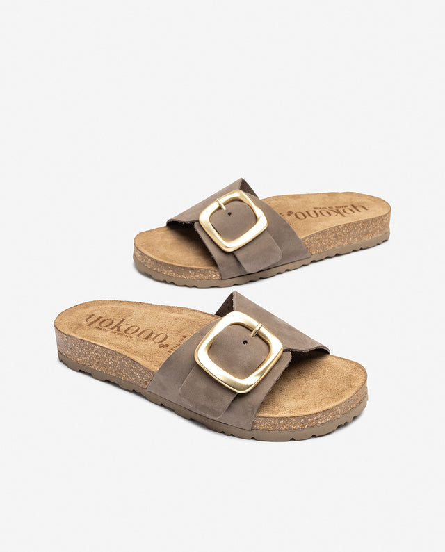 Yokono Sandalia Plana Jerba 114 Marrón