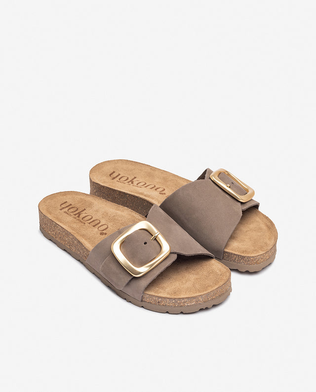 Yokono Sandalia Plana Jerba 114 Marrón