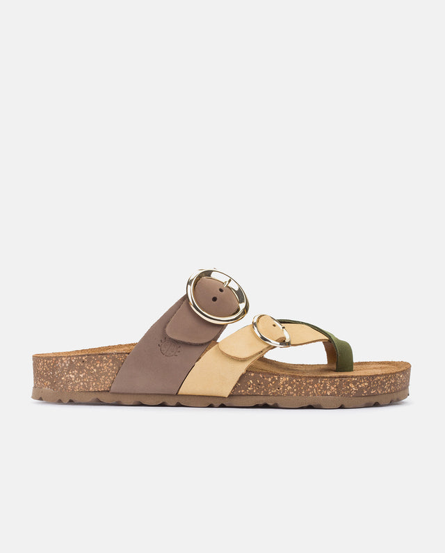 yokono Sandalia plana Jerba 122 amarillo