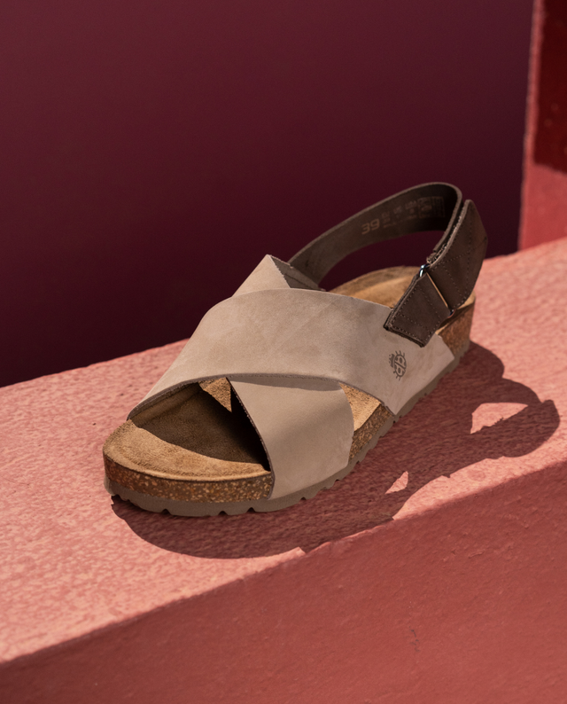 yokono Sandalia plana Jerba 134 beige