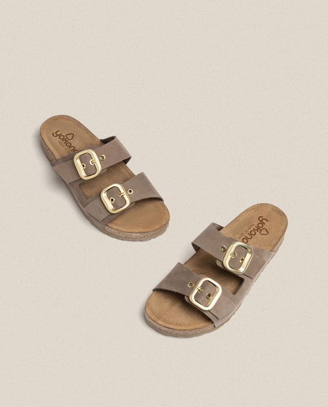 Yokono Sandalia Plana Jerba 136 Marrón