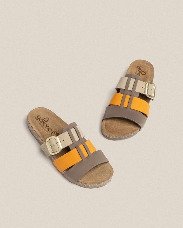 Yokono Sandalia Plana Jerba 137 Naranja