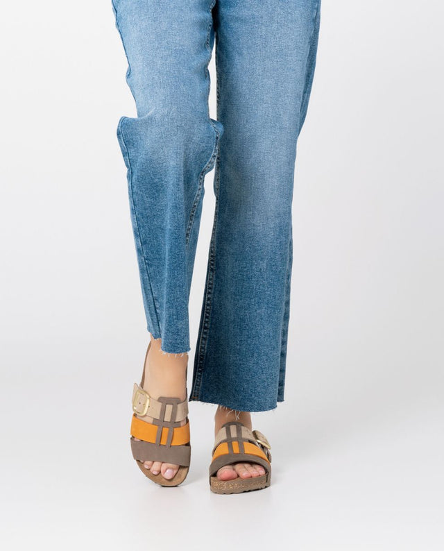 Yokono Sandalia Plana Jerba 137 Naranja