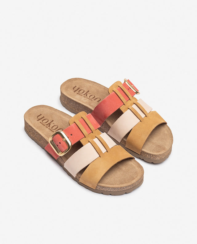 Yokono Sandalia Plana JERBA-137 Rosa