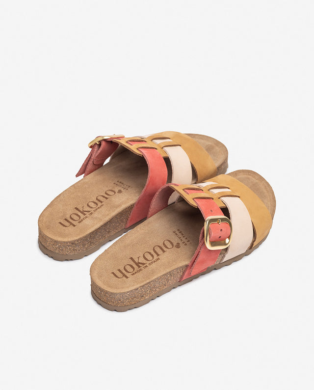 Yokono Sandalia Plana JERBA-137 Rosa