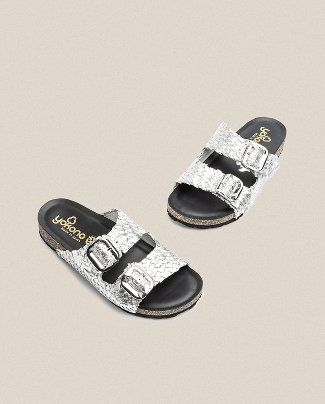 Yokono Sandalia Plana Jerba 143 Plata