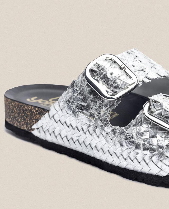 Yokono Sandalia Plana Jerba 143 Plata