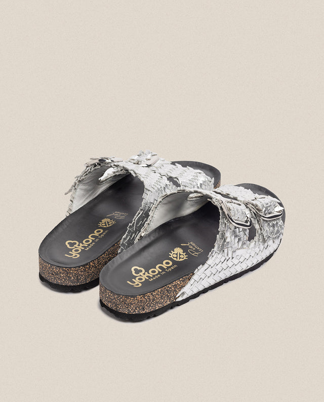 Yokono Sandalia Plana Jerba 143 Plata