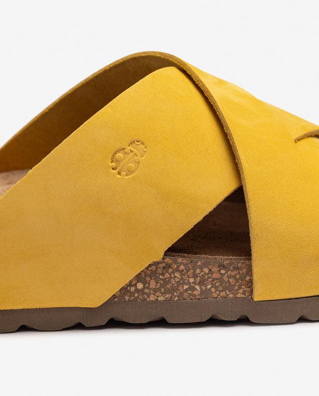 Yokono Sandalia Plana JERBA-300 Amarillo