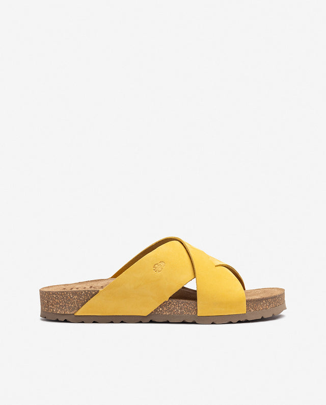 yokono Sandalia plana JERBA-300 amarillo
