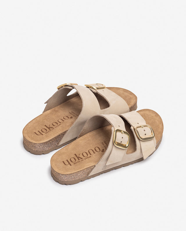 Yokono Sandalia Plana JERBA-700 Beige