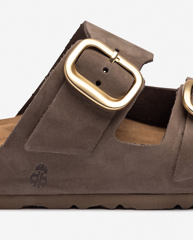 Yokono Sandalia Plana JERBA-700 Marrón