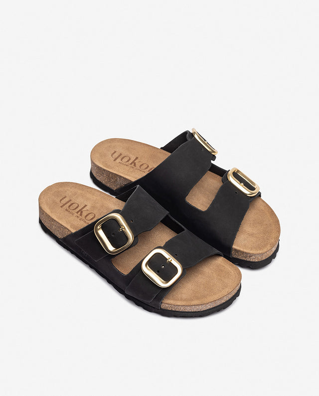 Yokono Sandalia Plana JERBA-700 Negro