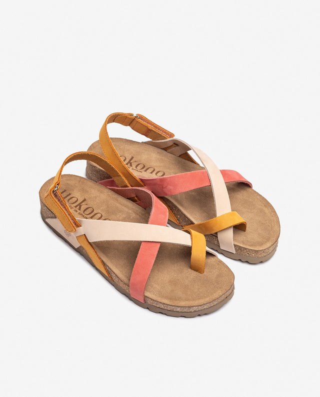 Yokono Sandalia Plana JERBA-718 Naranja