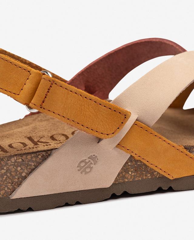 Yokono Sandalia Plana JERBA-718 Naranja