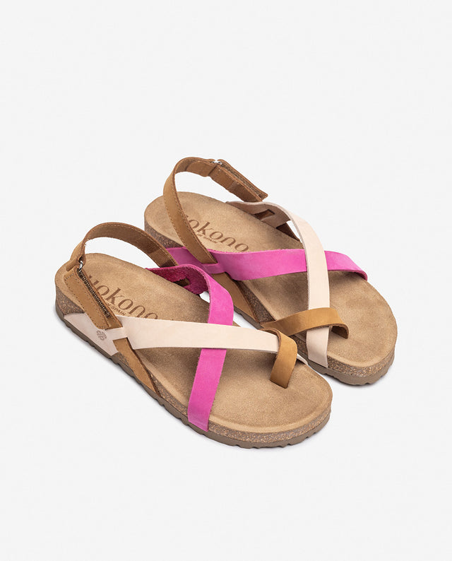 Yokono Sandalia Plana JERBA-718 Rosa