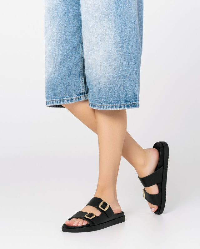 Yokono Sandalia Plana Morena 004 Negro