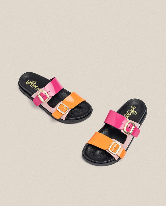 Yokono Sandalia Plana Morena 004 Rosa