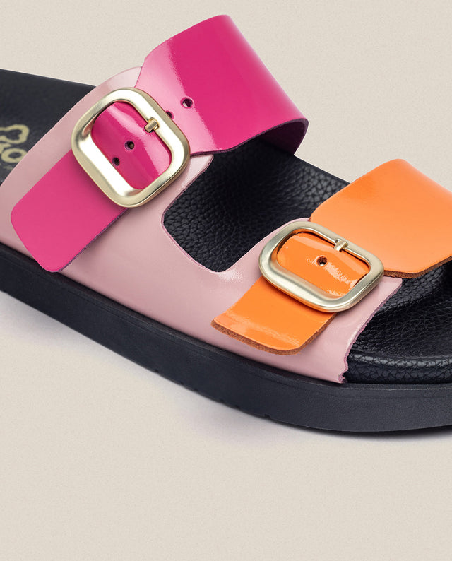 Yokono Sandalia Plana Morena 004 Rosa