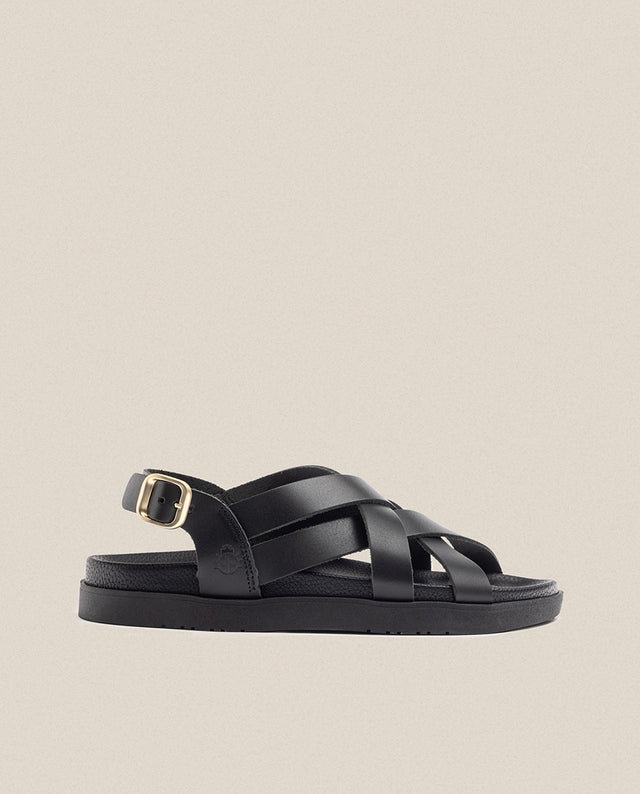 yokono Sandalia plana Morena 005 negro