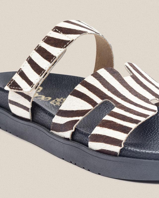 Yokono Sandalia Plana Morena 125 Cebra