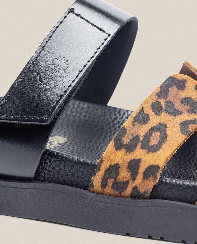 Yokono Sandalia Plana Morena 125 Leopardo