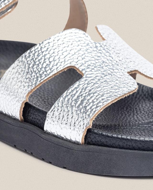 Yokono Sandalia Plana Morena 125 Plata