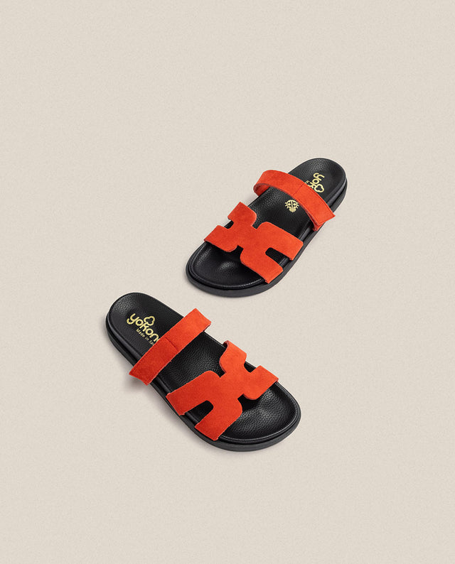 Yokono Sandalia Plana Morena 125 Rojo