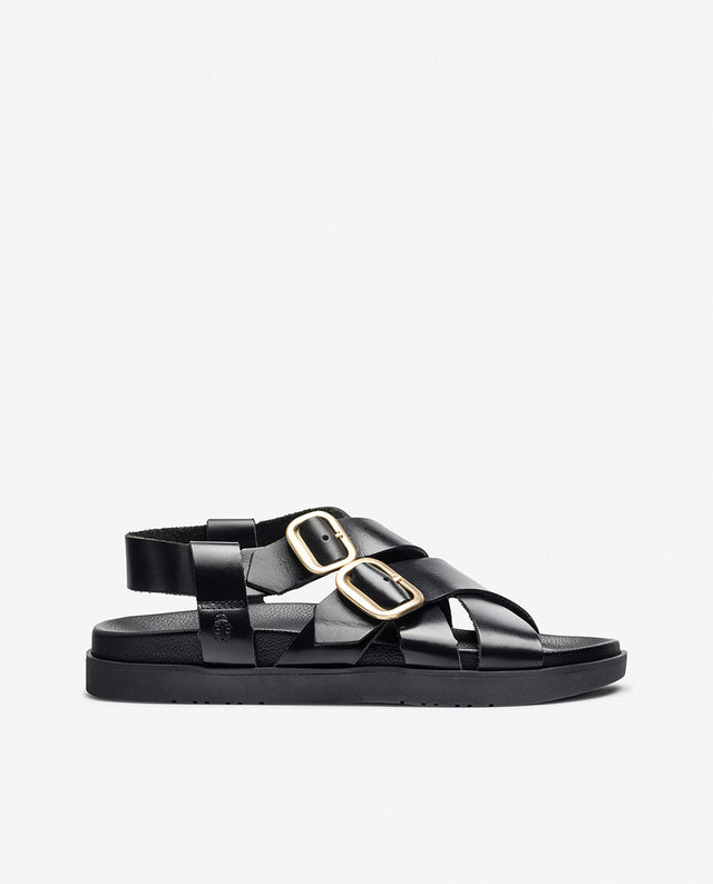 yokono Sandalia plana MORENA-252 negro