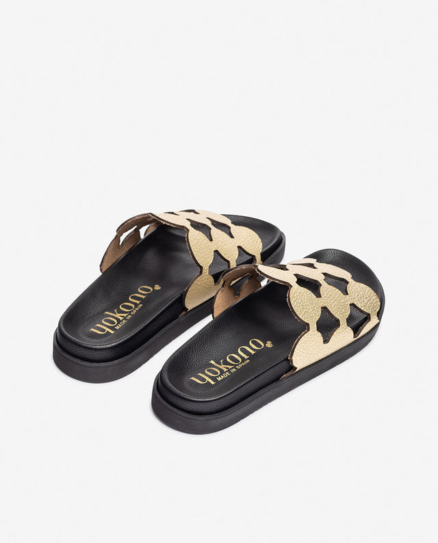 Yokono Sandalia Plana MORENA-256 Dorado