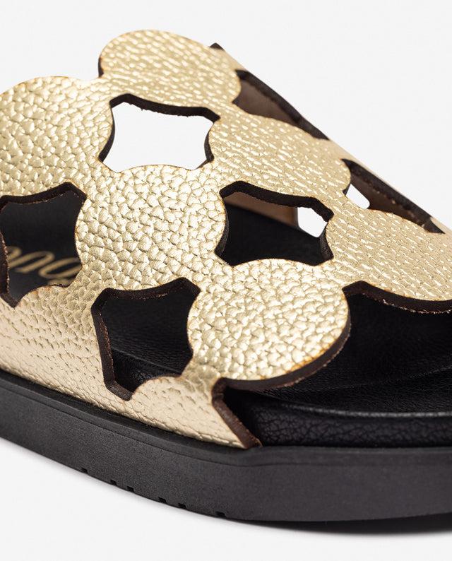 Yokono Sandalia Plana MORENA-256 Dorado
