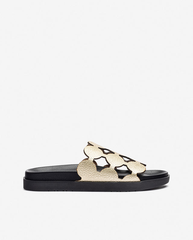 yokono Sandalia plana MORENA-256 dorado