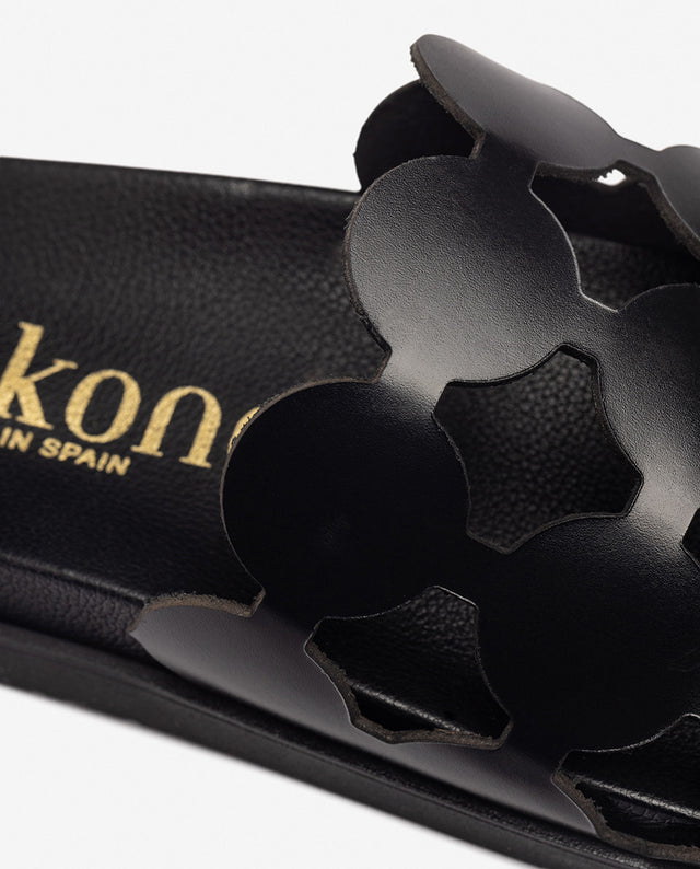 Yokono Sandalia Plana MORENA-256 Negro