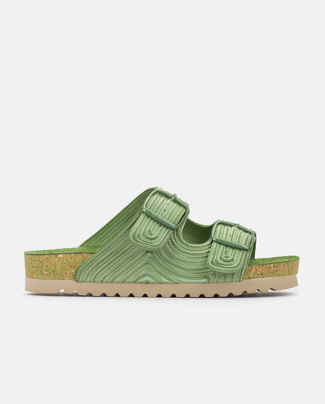 yokono Sandalia plana Noja 003 verde