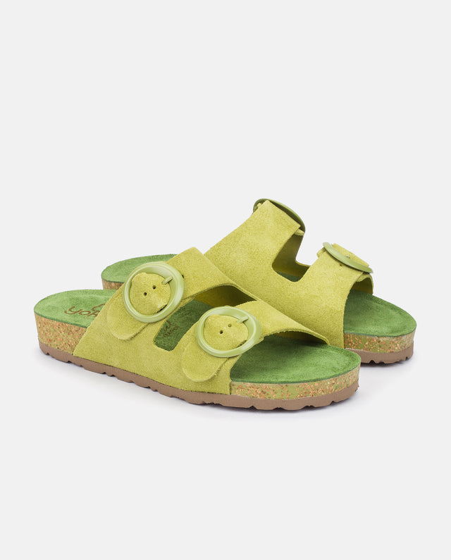Yokono Sandalia Plana Rolan 700 Verde