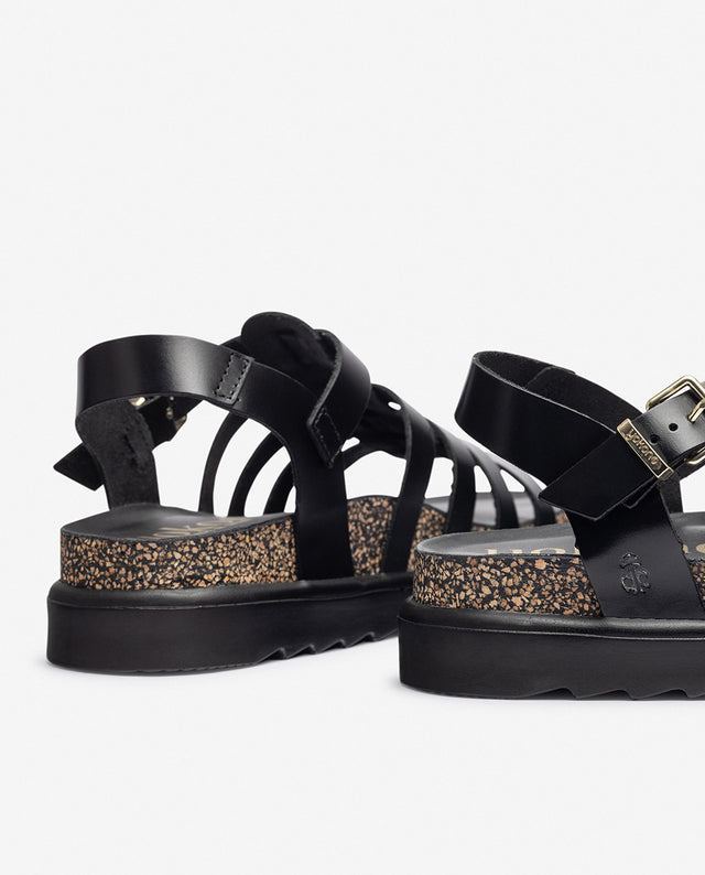 Yokono Sandalia Plana TUNEZ-107 Negro