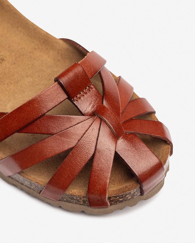 Yokono Sandalia Plana VILLA-011 Marrón