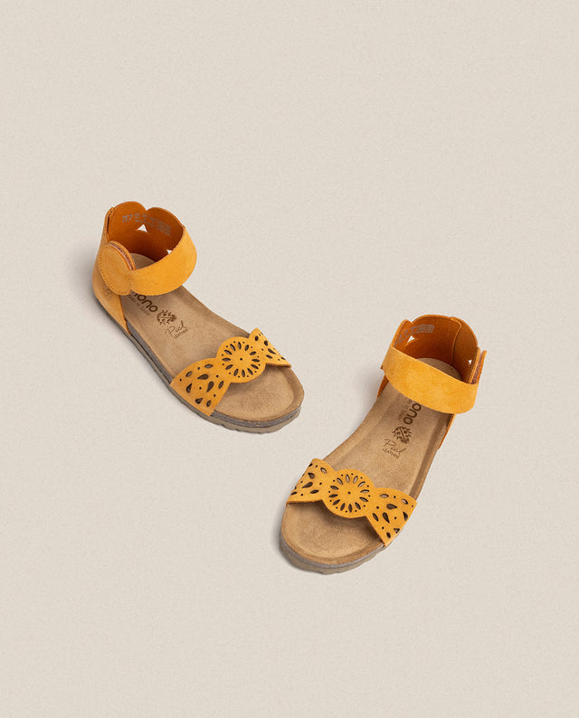 Yokono Sandalia Plana Villa 086 Naranja