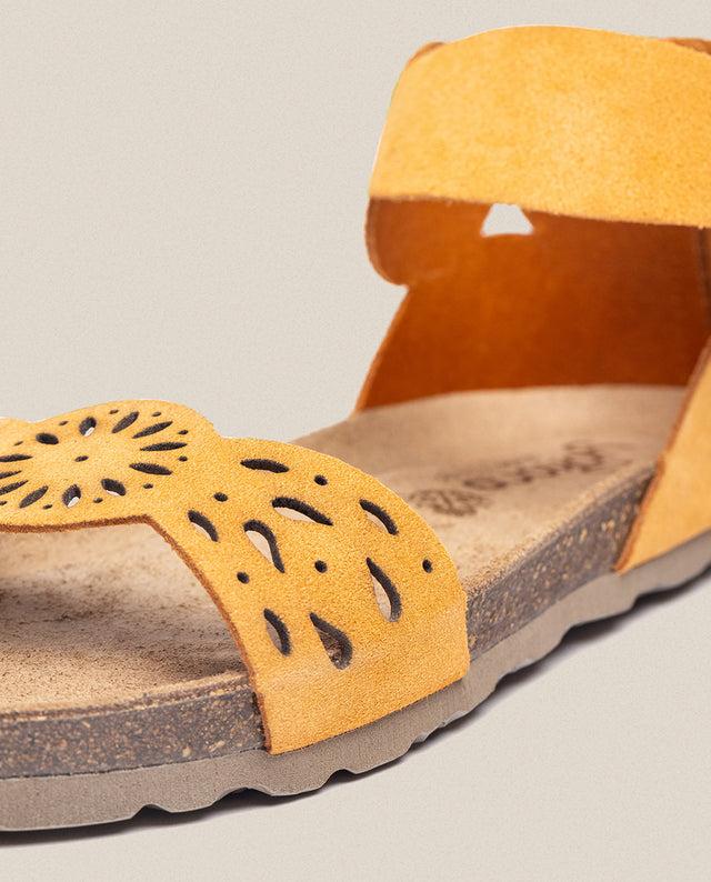 Yokono Sandalia Plana Villa 086 Naranja