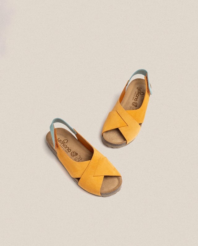 Yokono Sandalia Plana Villa 175 Naranja