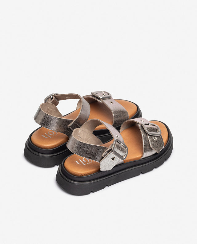 Yokono Sandalia Plana YAMBRE-251 Plateado